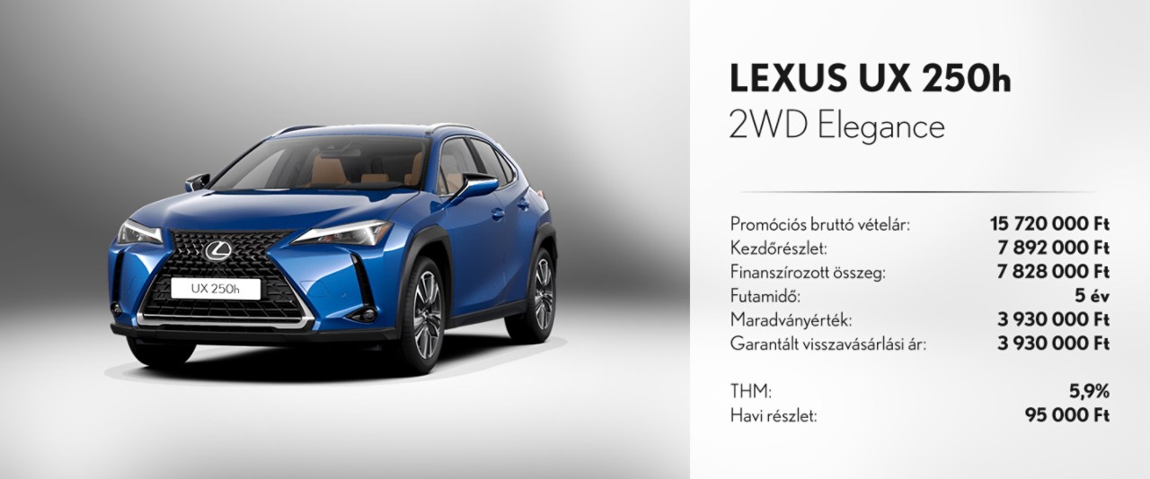 LEXUS PRIVILEGE MINTASZÁMÍTÁS!