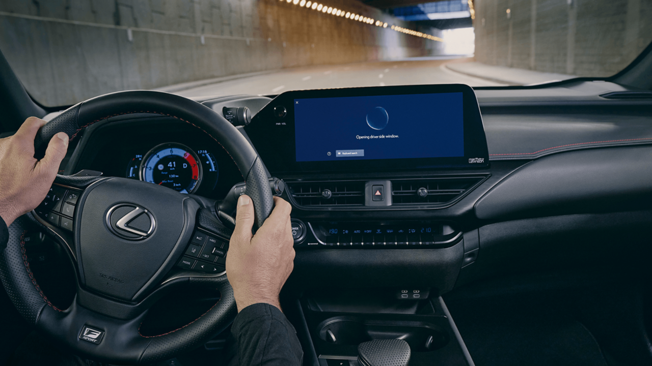  Interior of the Lexus UX