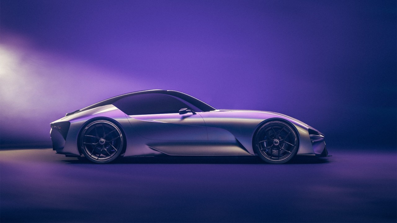 Side view of the Lexus Electrified Sport Concept