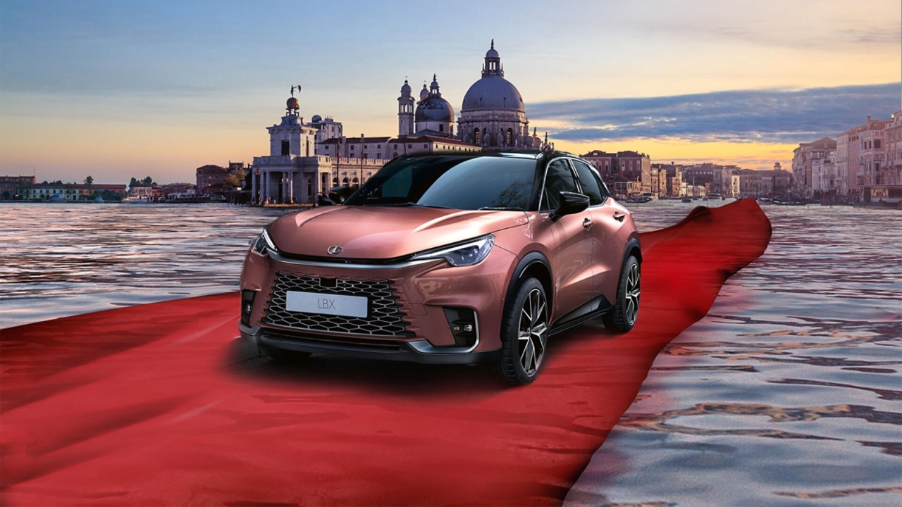 Lexus LBX starring at the 80th Venice International Film Festival